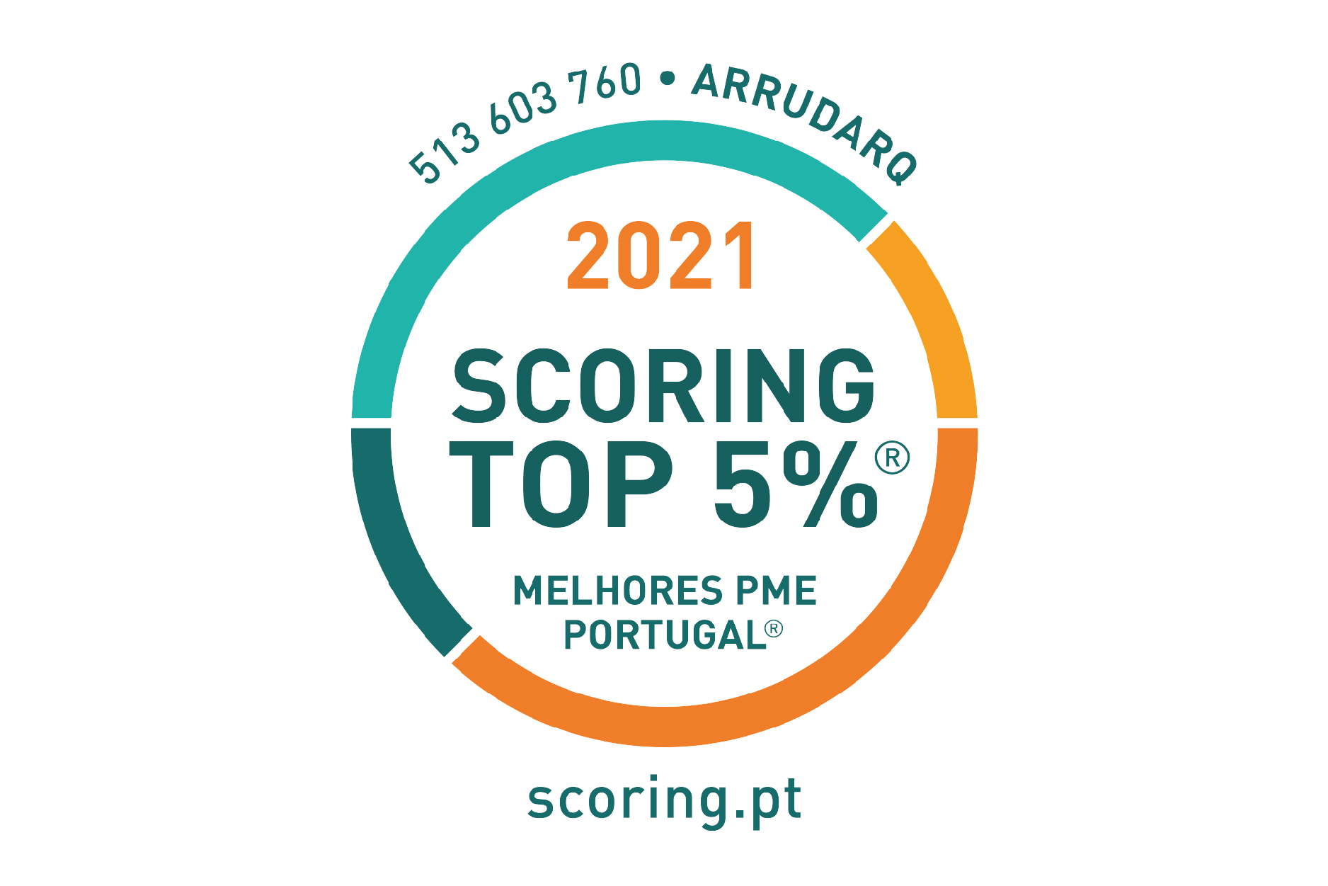 Arrudarq distinguida no TOP 5% MELHORES PME PORTUGAL 2021